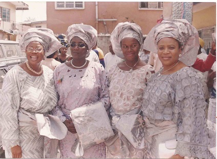 From left- Odiche , Nonye, Late Rose Opalugoh and Esther Nwabasili