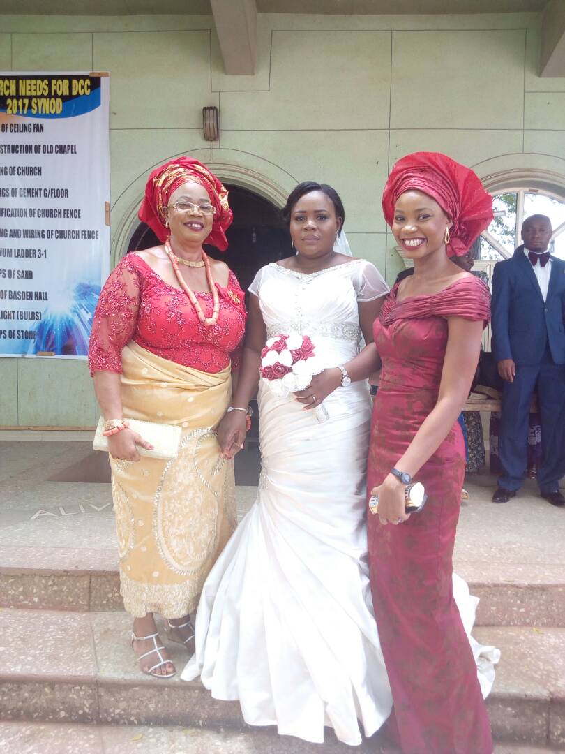Mummy and Oby at Nonso’s wedding