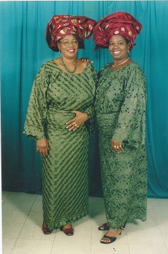 Rose and Cey in ‘almost asoebi’
