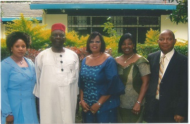 From left Evelyn, Don, Rose, Cey & Okey in Nairobi in 2006
